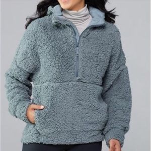 prAna Permafrost Half-Zip Fleece Jacket Size Large